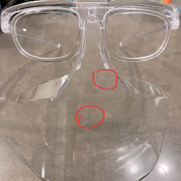 3️⃣3/25 Clear Protective Eye/Mouth FaceShield - Picture 3 of 3